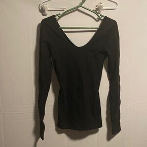 lululemon athletica Elegant Black Bodysuit